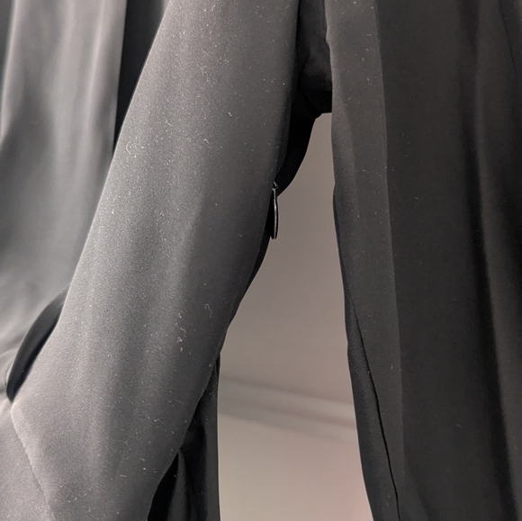 Gauge81 Miya Silk Wrap Dress Black Asymmetric Luxury Designer Size 40 / Small - Picture 7 of 8